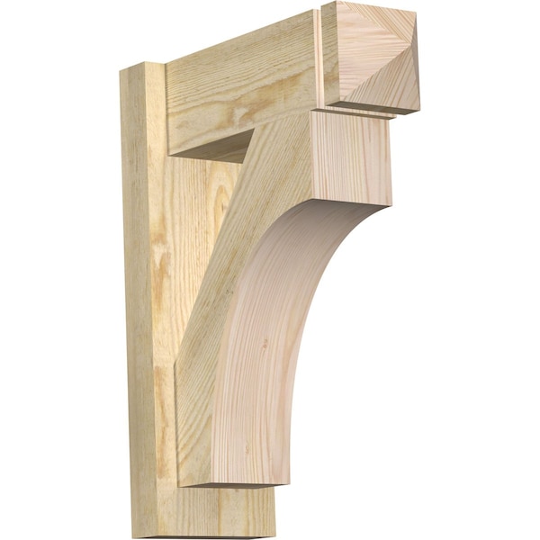 Ekena Millwork Westlake Rough Sawn Arts and Crafts Outlooker, Douglas Fir, 6"W x 16"D x 20"H OUT06X16X20WTL03RDF - main